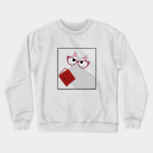 A Tail of Two Kitties Crewneck Sweatshirt by katiebokan